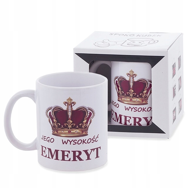 

Kubek dla Emeryta Emerytki na emeryturę