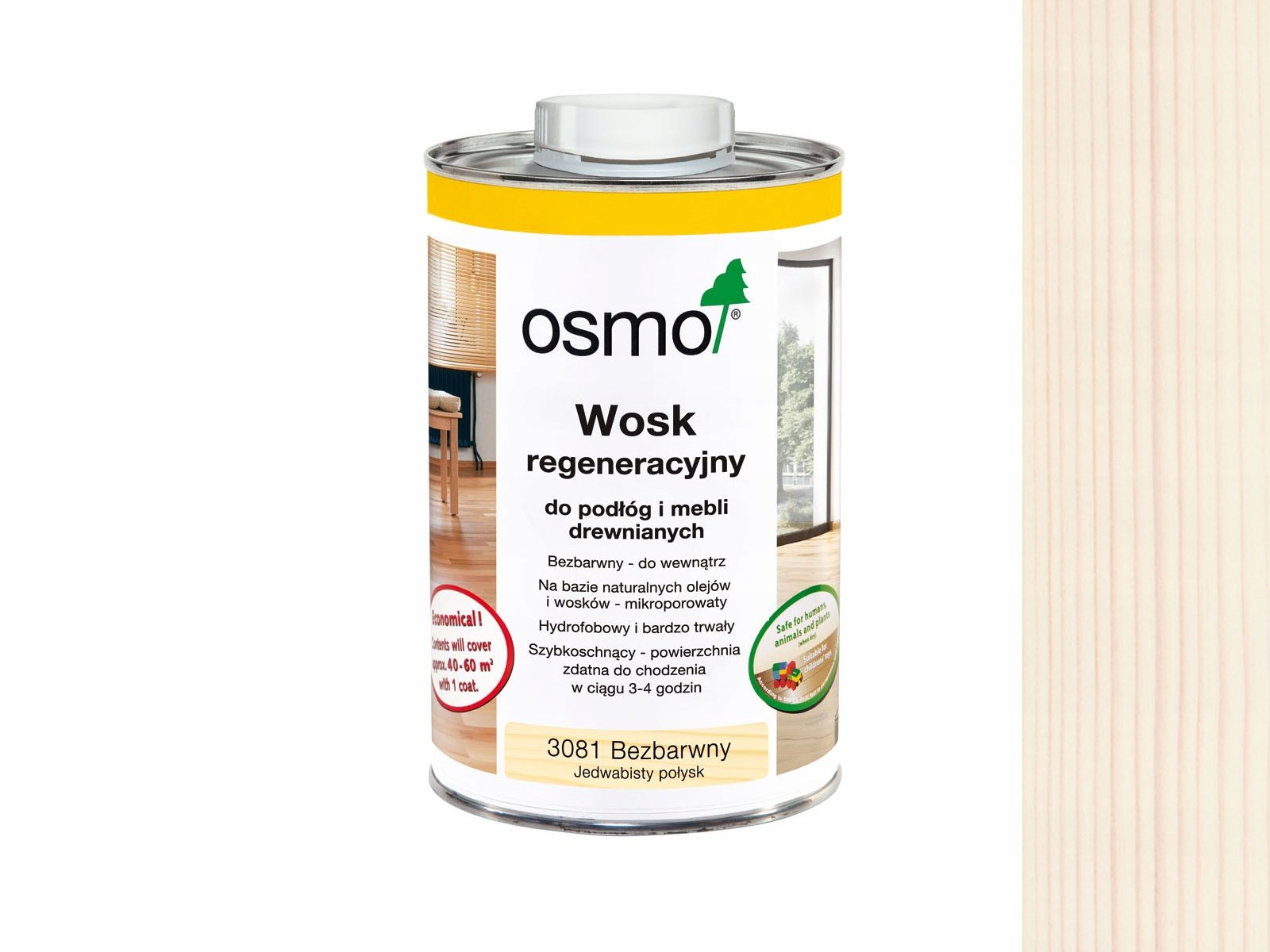 

Osmo Wosk Regeneracyjny Biały 3440 1L