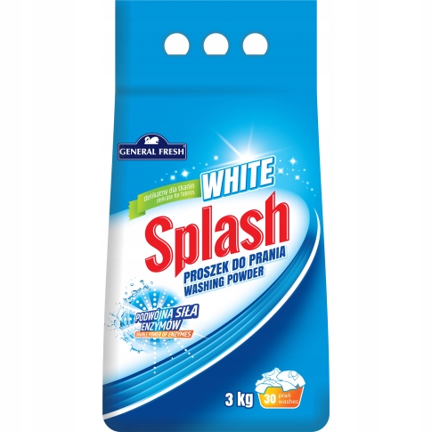

Proszek do prania Splash 3KG biel General Fresh