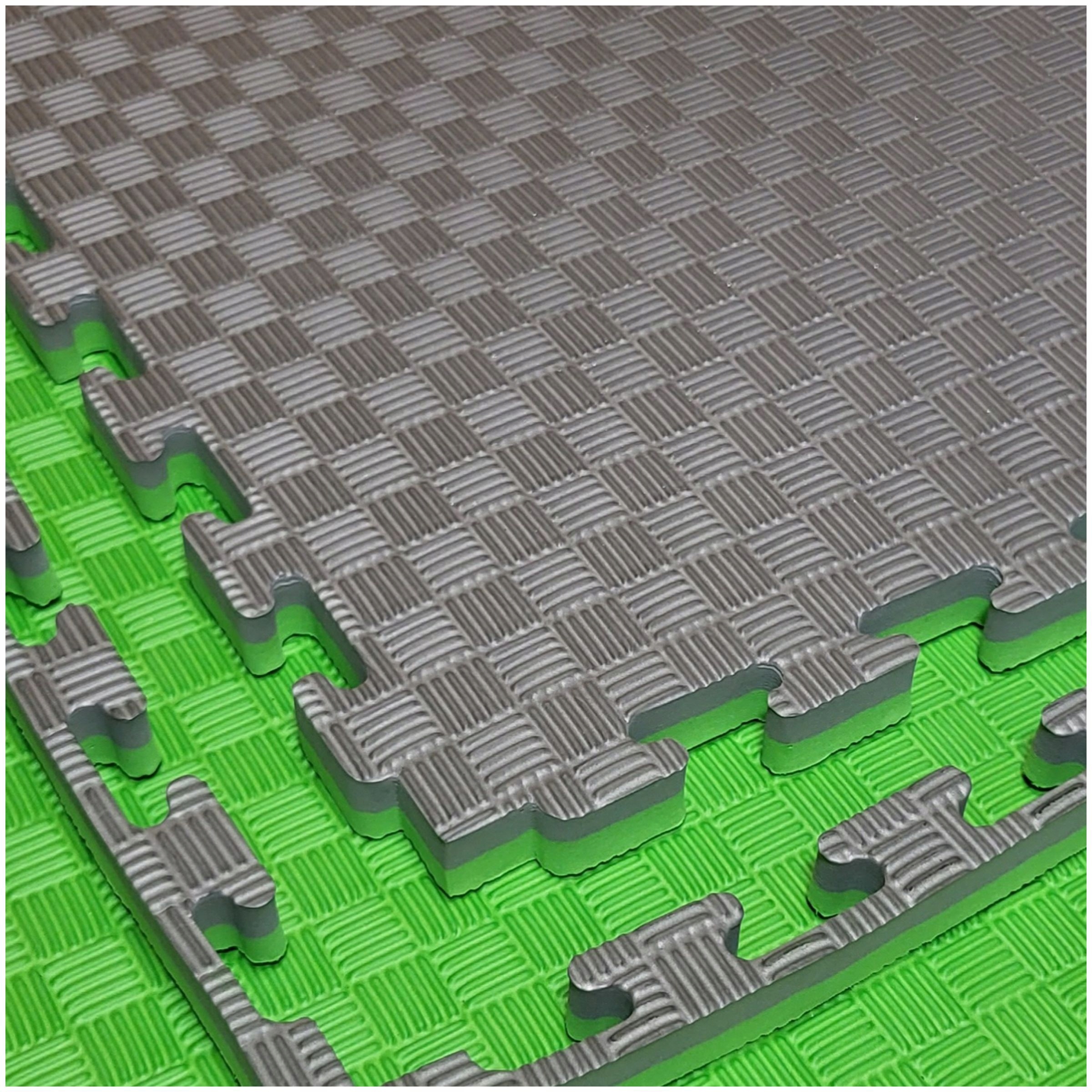 Piankowa Mata - Puzzle Piankowe - Podłoga na Siłownię Ćwiczeń - 1m² 2,5 cm Kod producenta mata piankowa 100x100 zielona