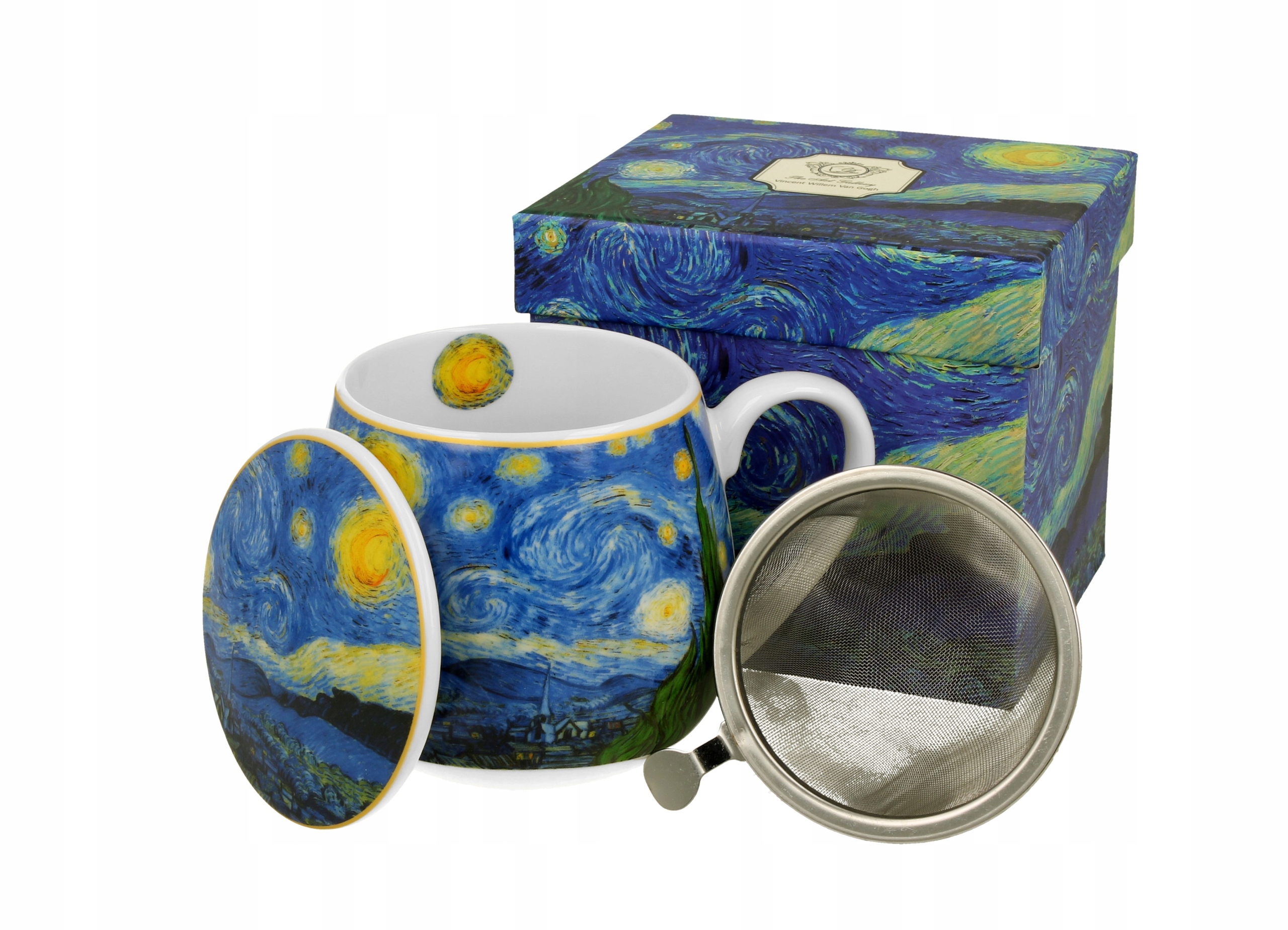 

Kubek baryłka z zaparzaczem 430ml Night Van Gogh
