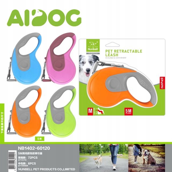 Levně 5M Automatické Vodítko pro psy – pohodlné a stylové