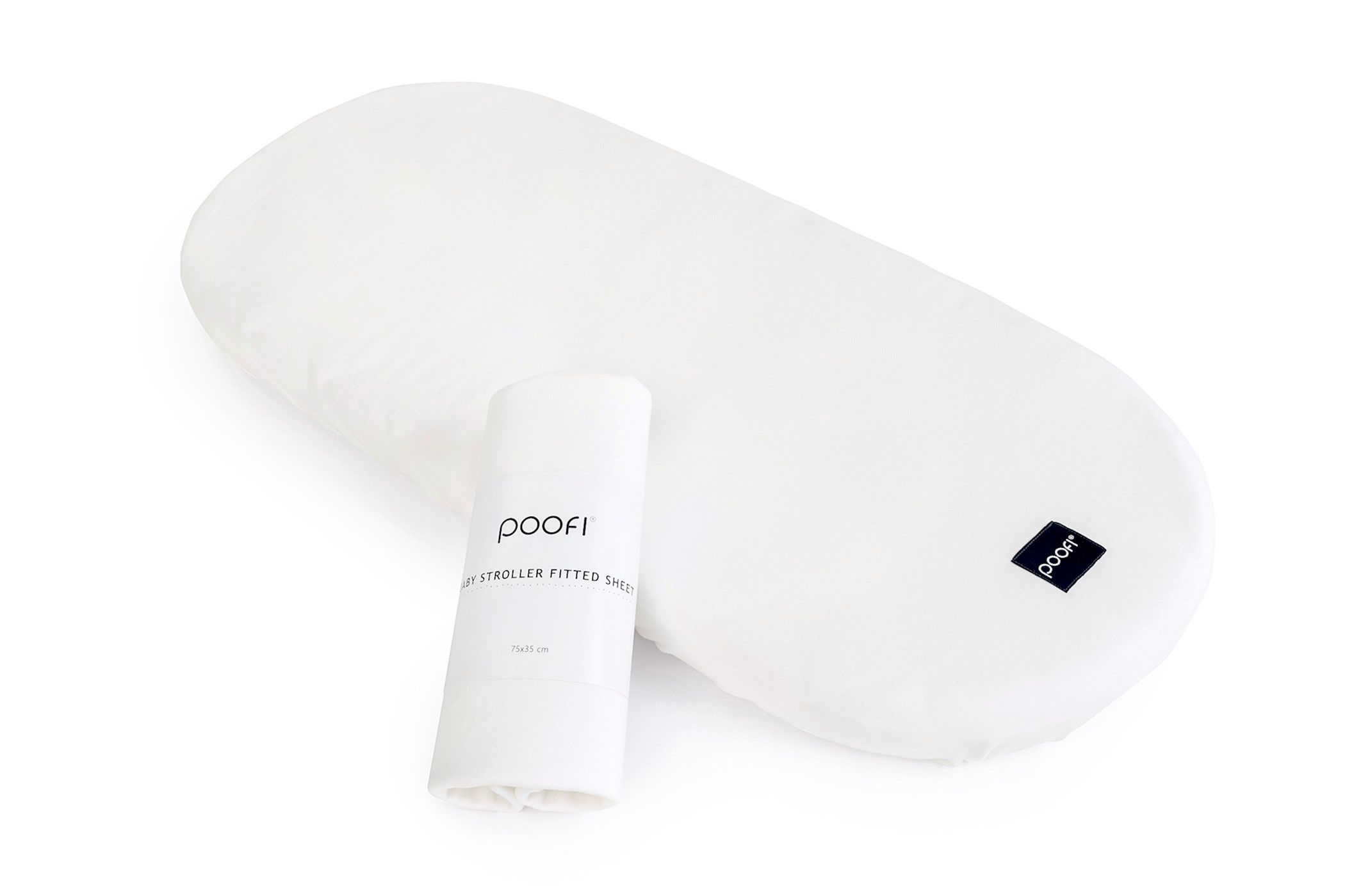 

Prześcieradło do wózka Poofi Organic Śmietanka