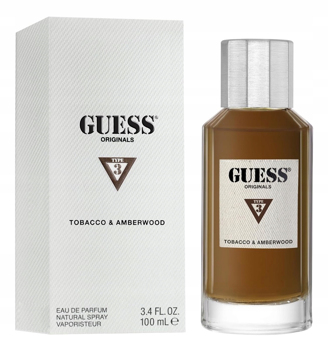 Guess Originals Type 3 Tobacco & Amberwood Edp sprej 100ml