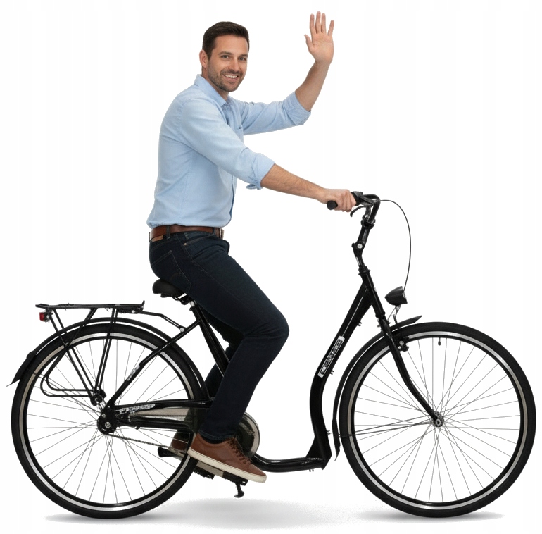 Specjalny Rower Rehabilitacyjny Z Niskim Wsiadem 28 " Męski Damski Miejski