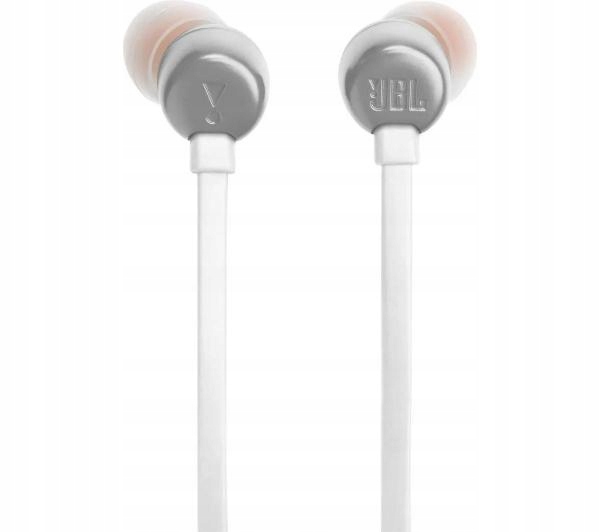 Słuchawki przewodowe JBL Tune 310C USB-C Dokanałowe Mikrofon Białe Stan opakowania oryginalne