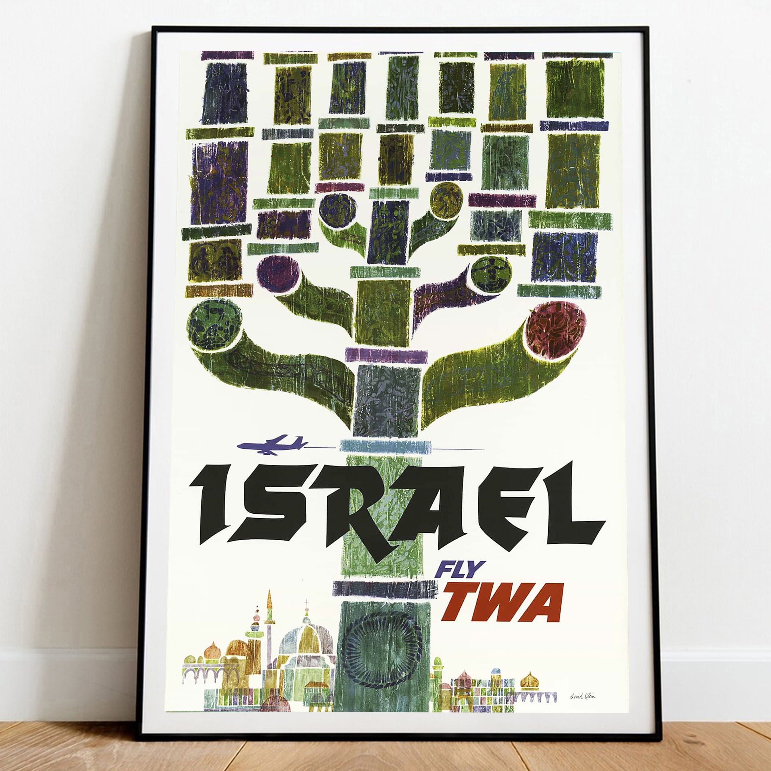 

Plakat na Ścianę Izrael Świecznik Menora 50x70