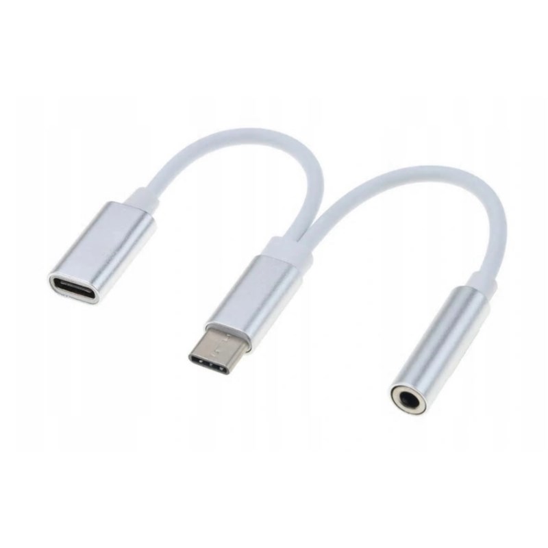

Kabel Usb C Adapter miniJACK Słuchawki Ładowarka