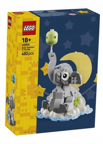 Lego(r) Iconic 40814 Sloní Mládě Na Nebi