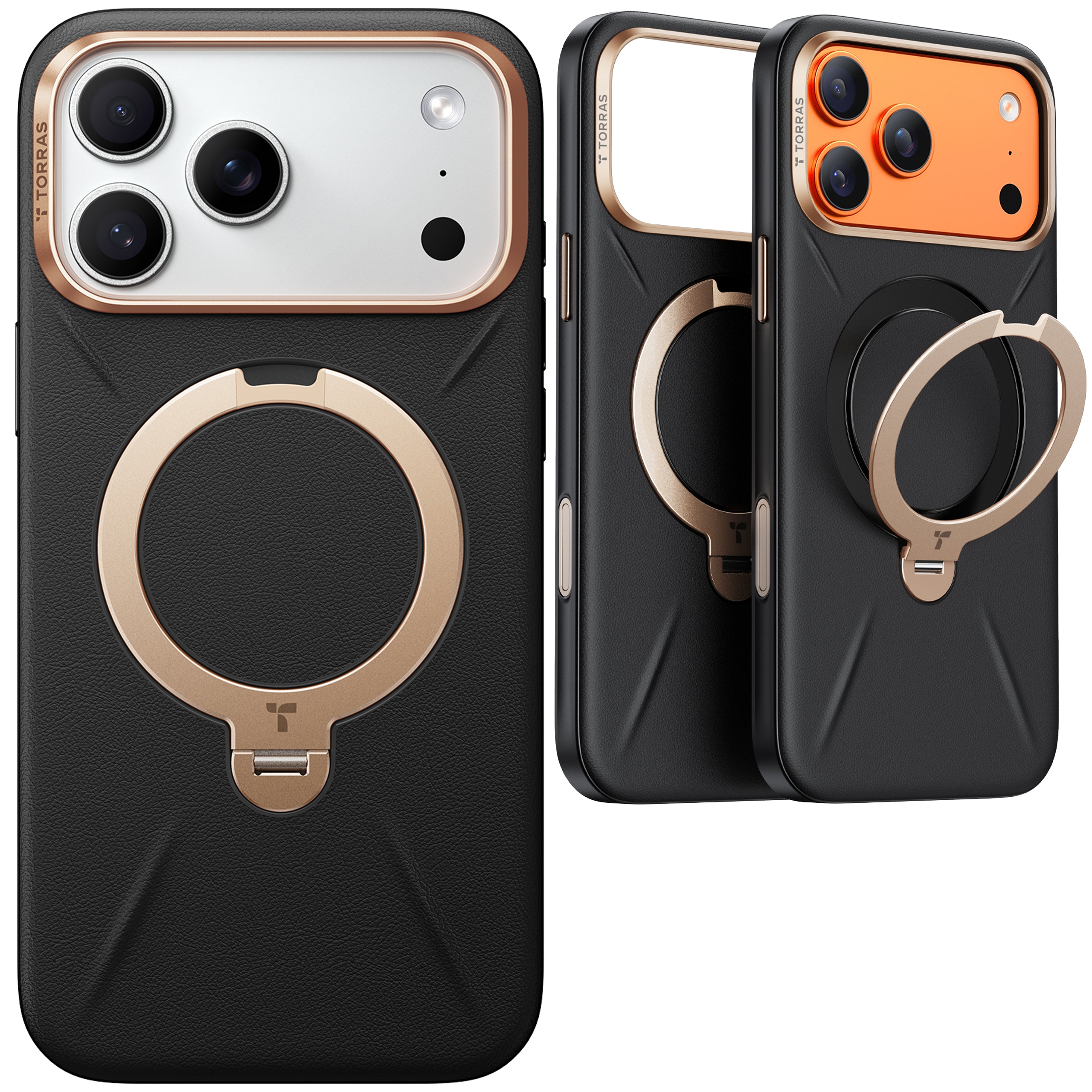 Torras Ostand VegSkin Case Etui MagSafe z Uchwytem do iPhone 17 Pro Max