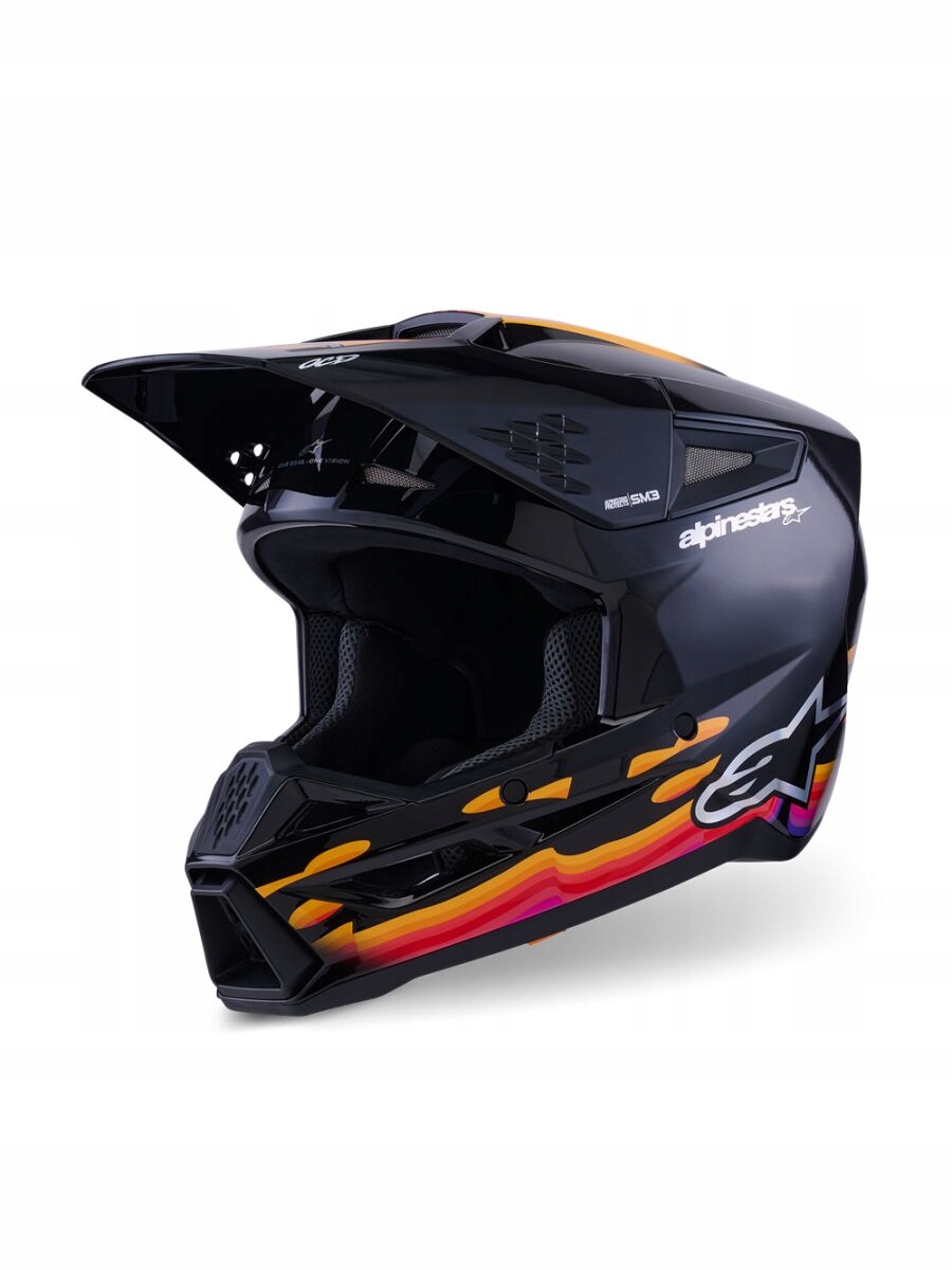 Crossová Prilba Alpinestars Supertech M3 Force Black Gloss XL