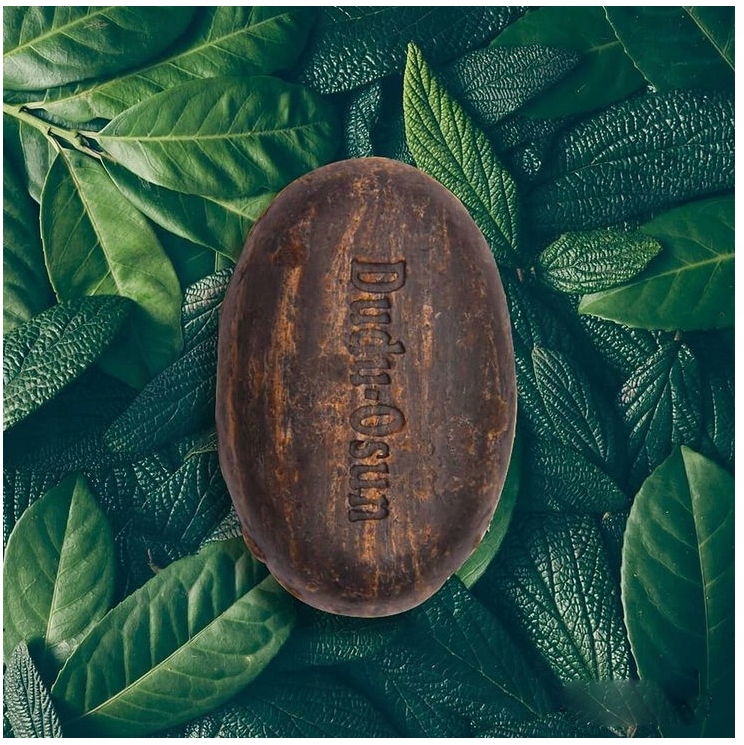 PRAWDZIWE CZARNE MYDŁO Afrykańskie DUDU-OSUN NATURALNE DO CIAŁA TWARZY Składnik wiodący olej palmowy