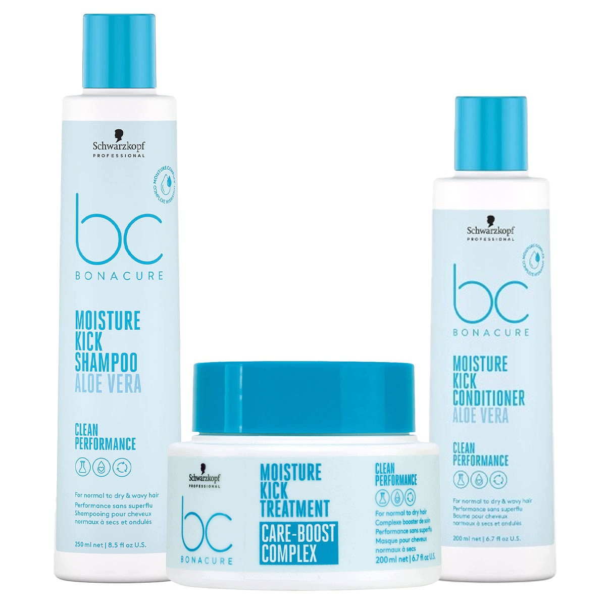 Schwarzkopf Professional Bonacure Moisture Kick sada pro kudrnaté vlasy