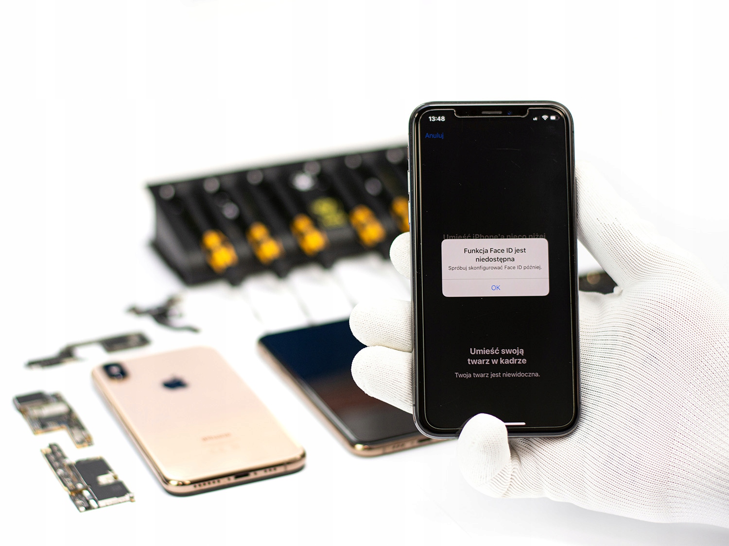 iPhone 14 Pro Max Wymiana głośnika rozmów naprawa głośnik Serwis Apple Pasuje do marki Apple