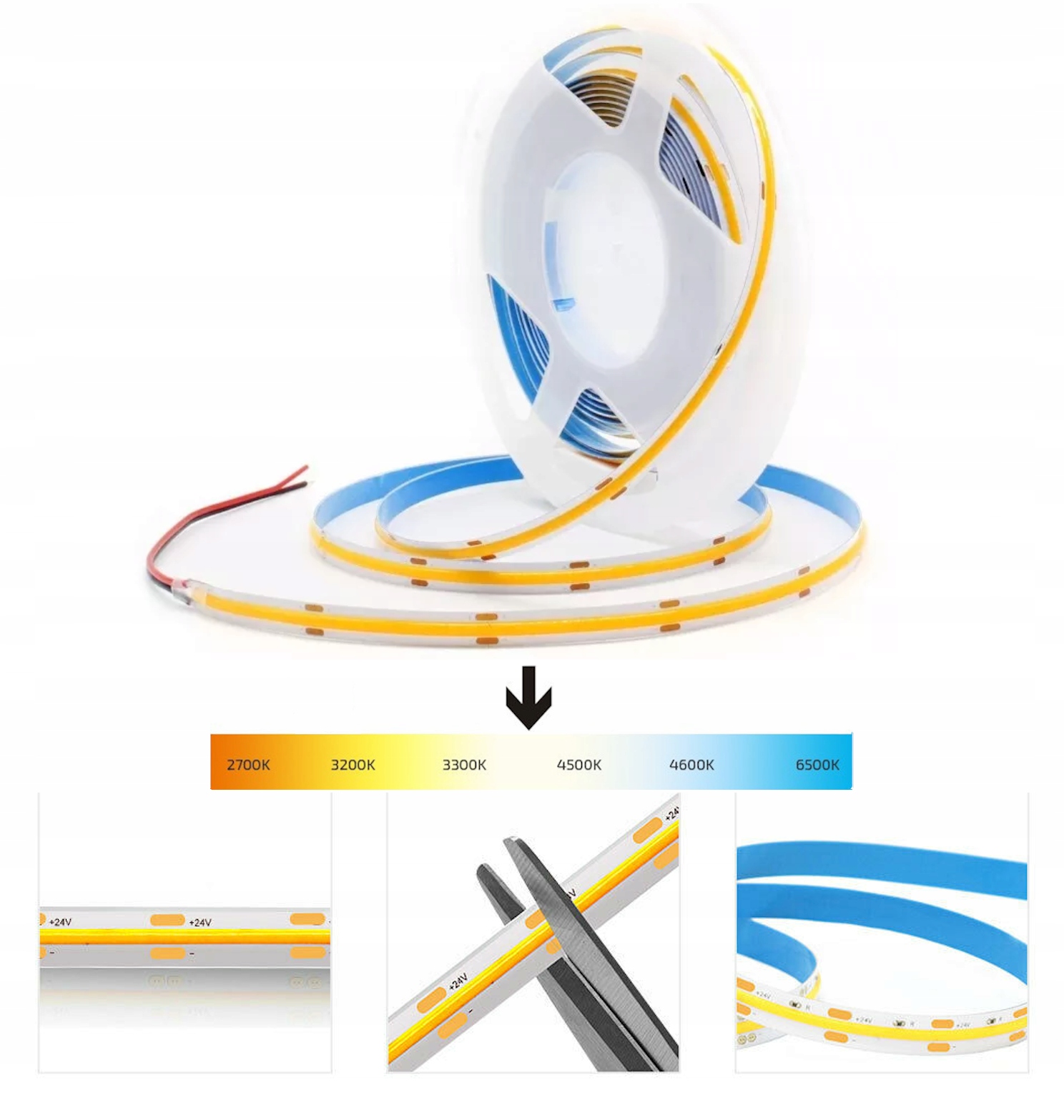 

Taśma Led Pro Cob Linia 10W Neon neutralna 4000K