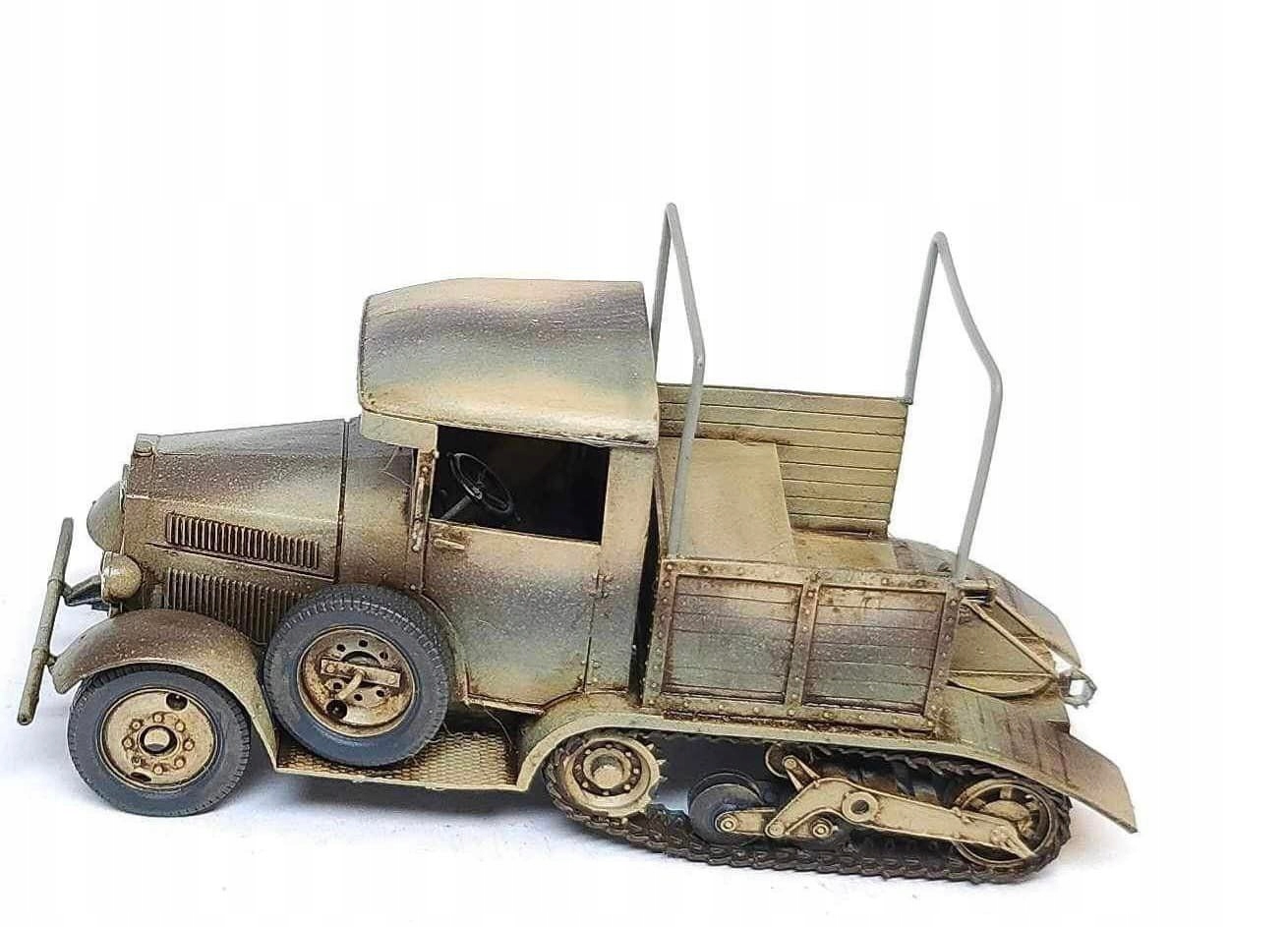 F&a Miniatures Model FA-48023 Polish Half-Truck C4P Krátká verze