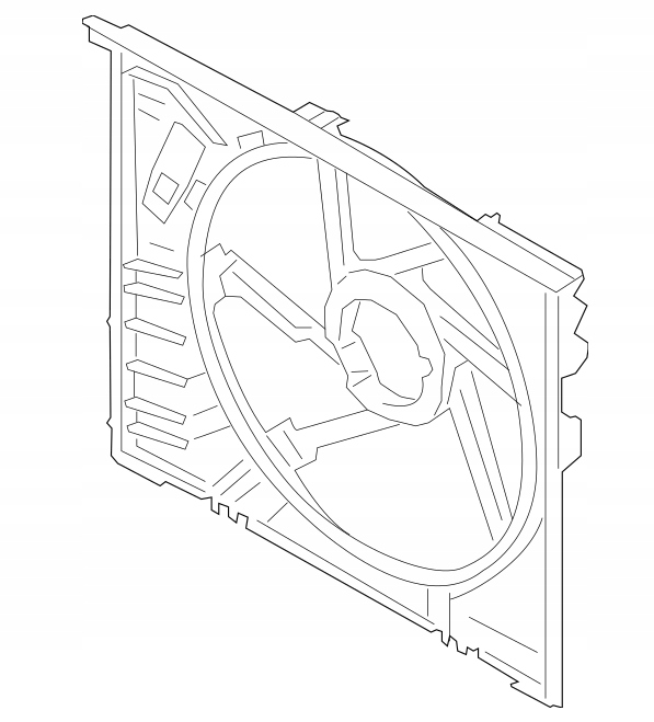 17425A53271 - OE кожух вентилятора BMW G42 G20 G22 G23 G26 G28