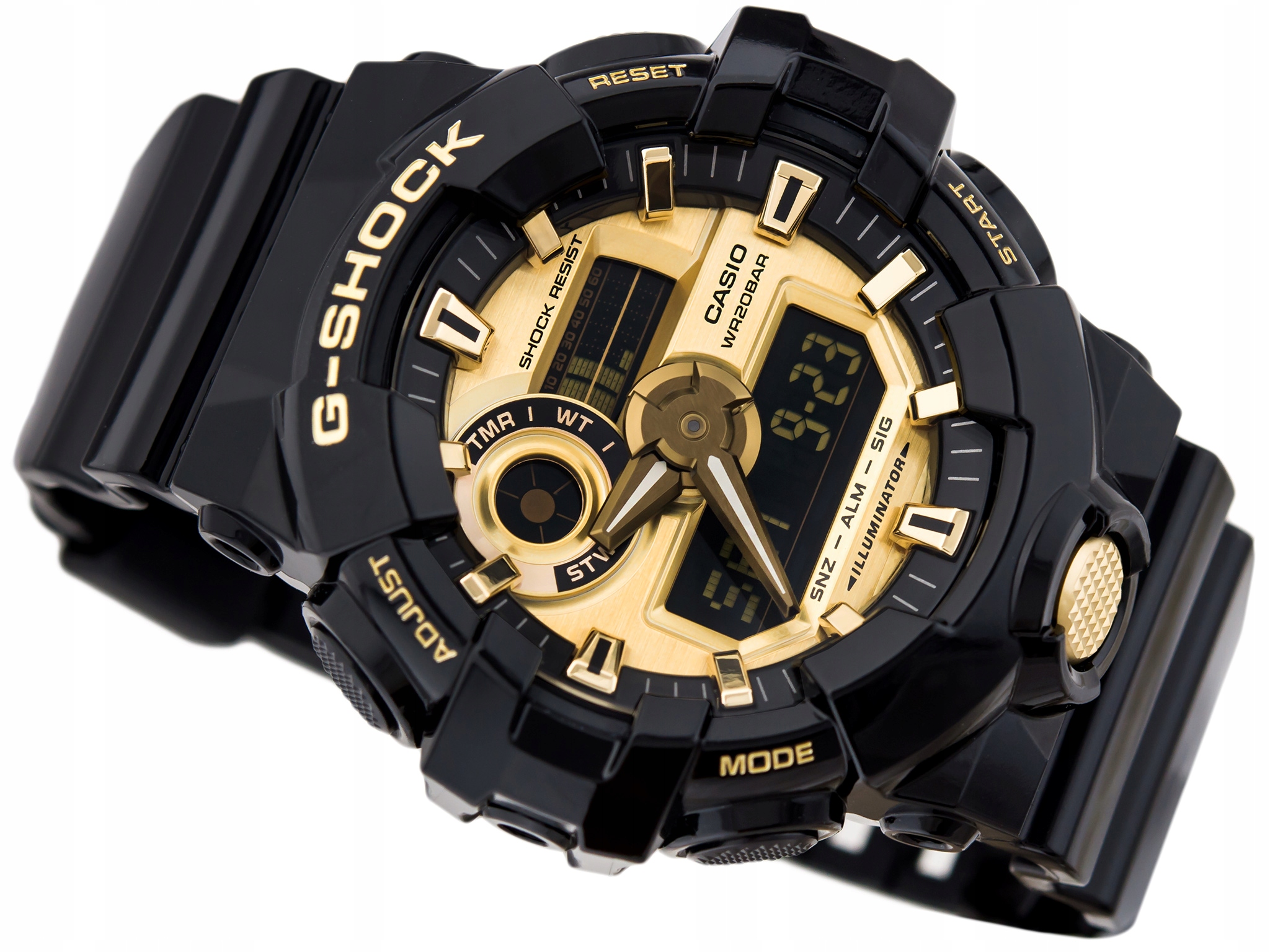 Pánské hodinky Casio GA-710GB-1AER G-shock s časovačem