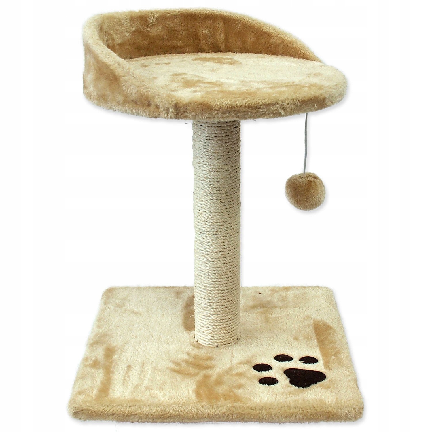 Levně Odpočívadlo Magic Cat Lilly tmavě béžové 34x34x45cm