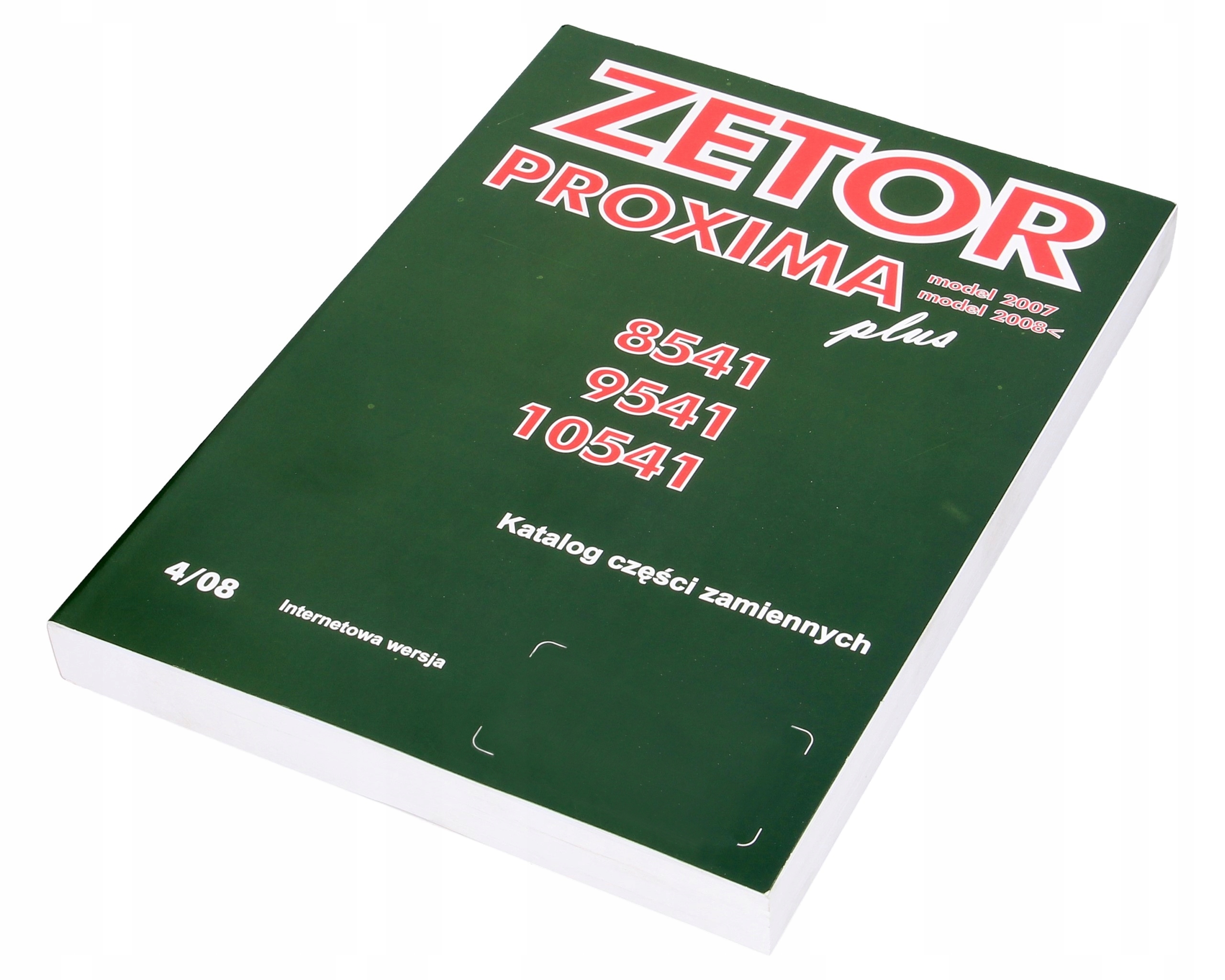 katalog náhradních dílů Zetor Proxima Plus 8541