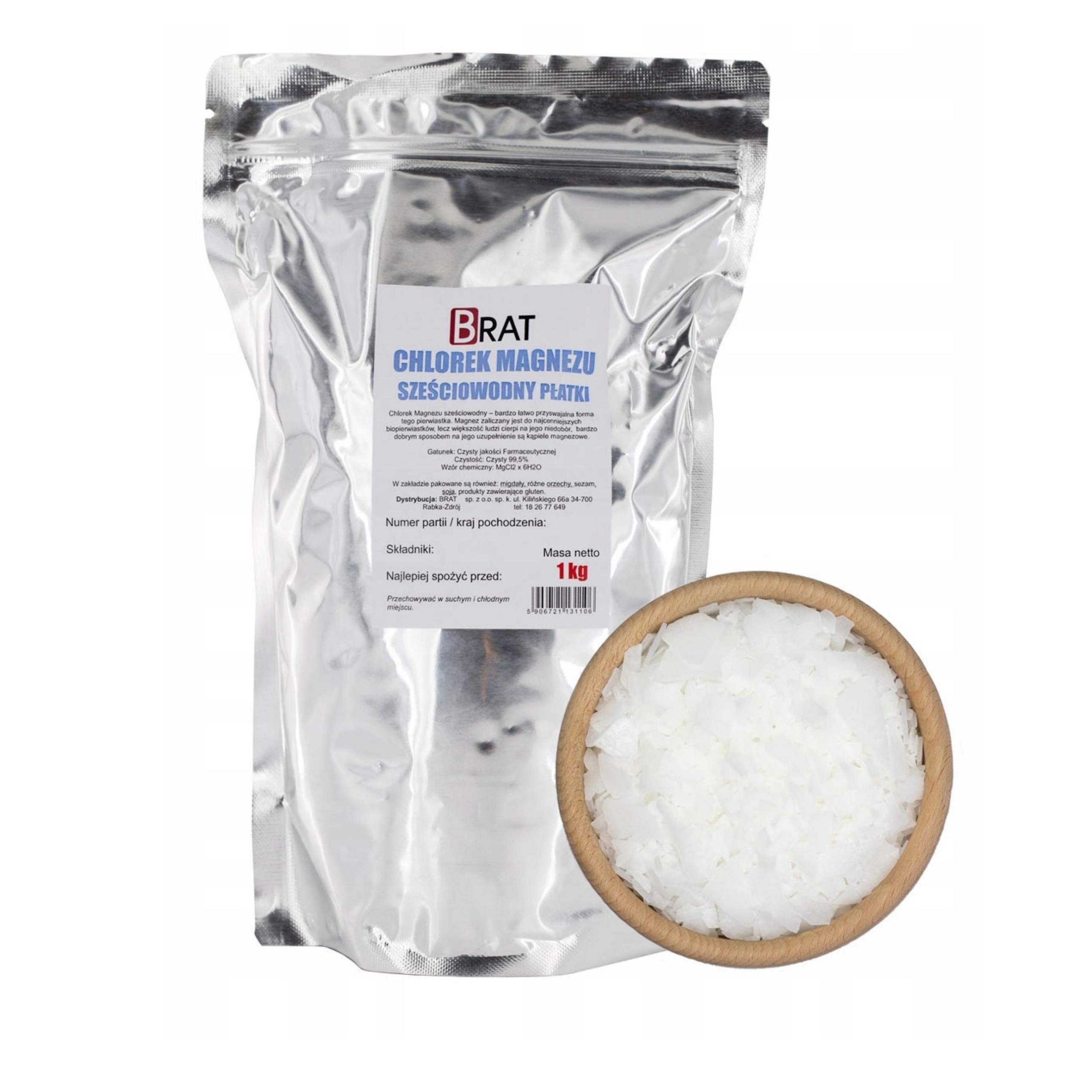 

Chlorek Magnezu Sześciowodny Farmaceutyczny 1kg