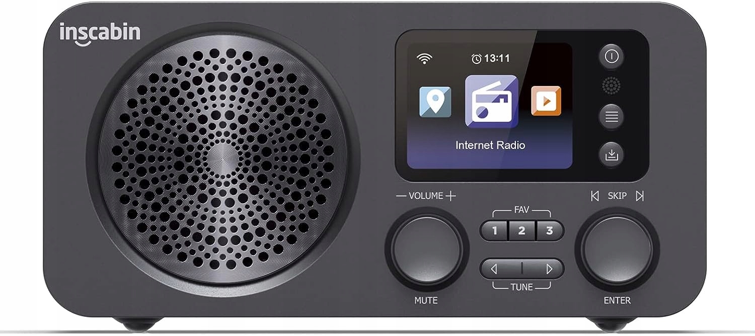 Sieťové rádio Dab+, Fm, internetové Inscabin IR-D7