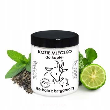 

Kozie Mleko Do Kąpieli Herbaciane Z Bergamotą 400G
