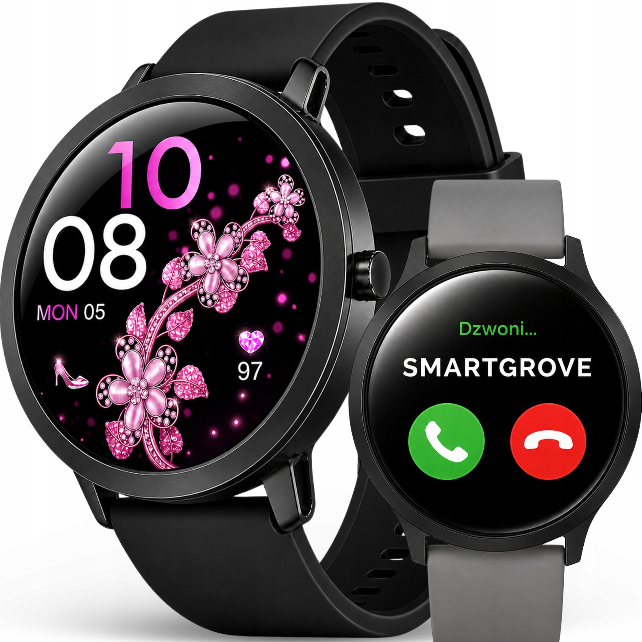 Smartwatch Dámske Hodinky Gps Vodotesné Hovory Smart Watch