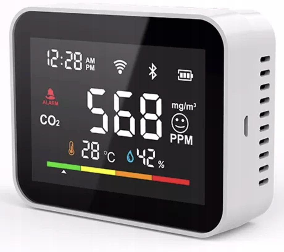 Bot Smart detektor oxidu uhličitého WiFi CO2