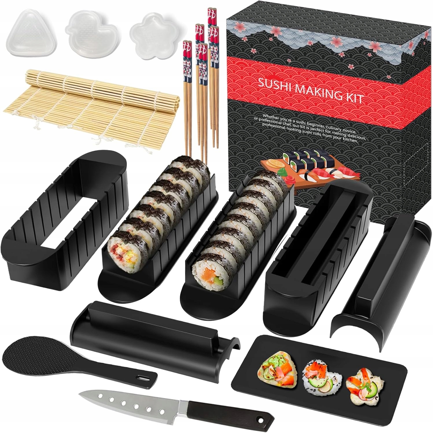 Profesionální Sada Na Výrobu Sushi Pro Pokročilé I Začátečníky