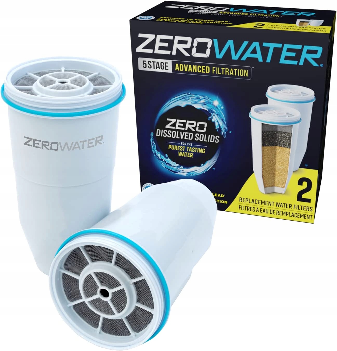 

Wkłady Filtrujące Do Wody 5-stopniowy Zero Water