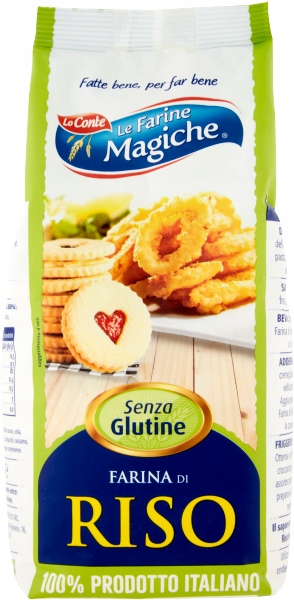 4X Bezlepková rýžová mouka Farina di Riso 500 g Lo Conte