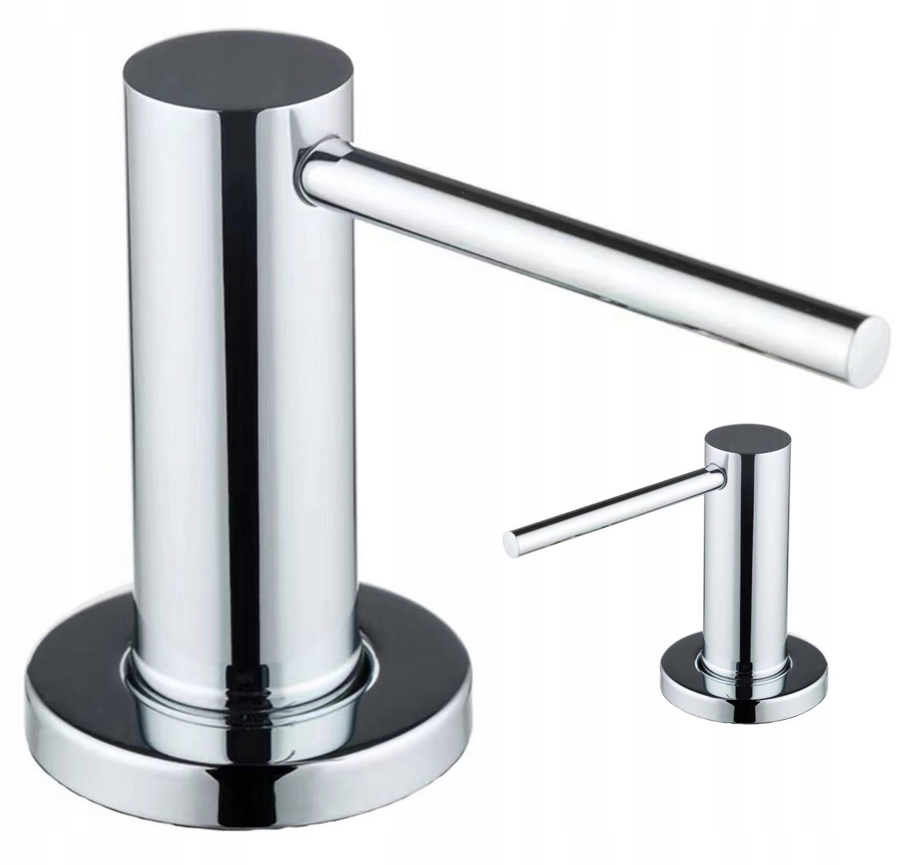 DOZOWNIK NA PŁYN DO NACZYŃ DO ZLEWU MYDŁO CHROM