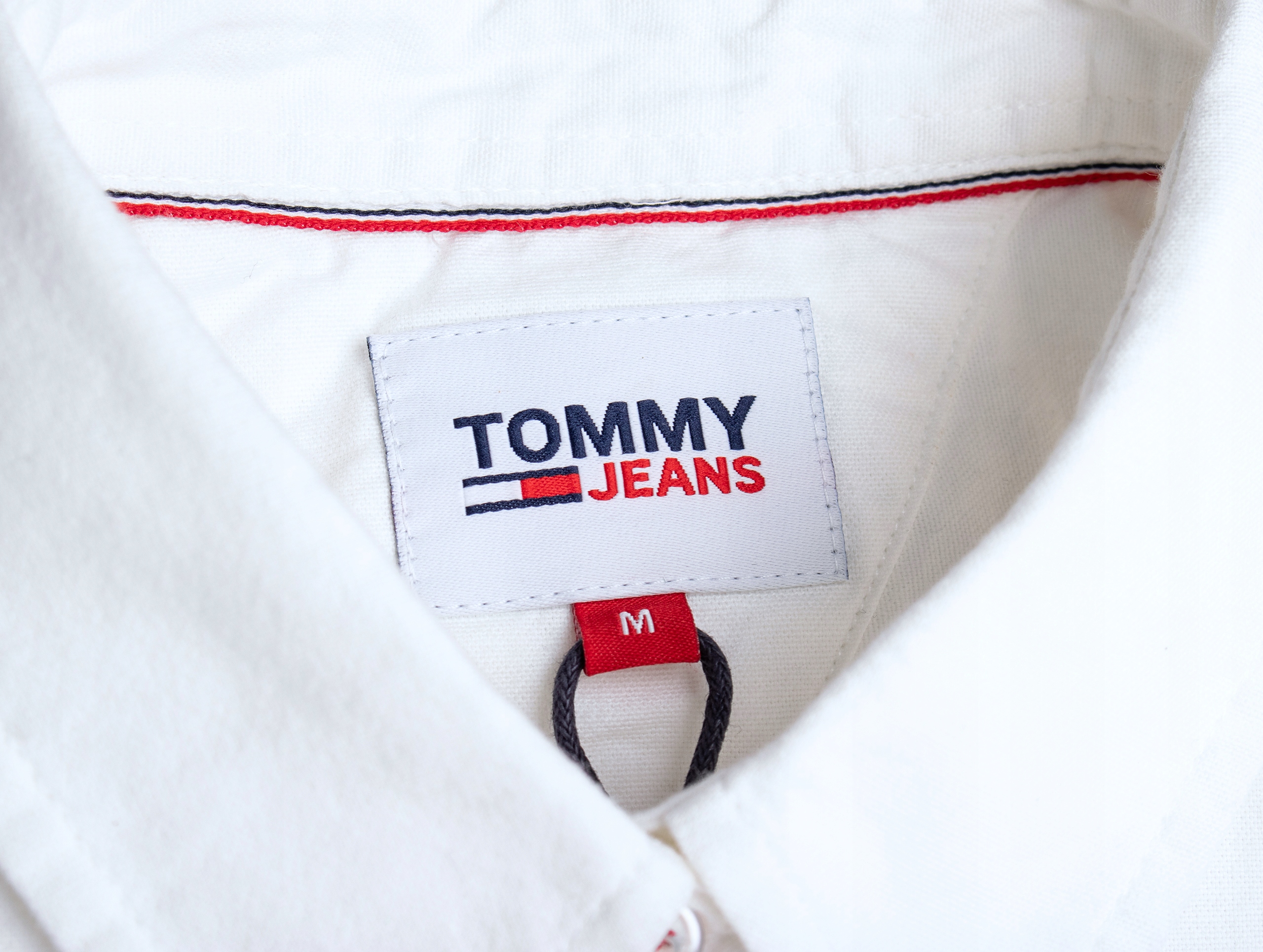 Koszula damska Tommy Jeans LADIES OXFORD SHIRT WHITE Rozmiar M