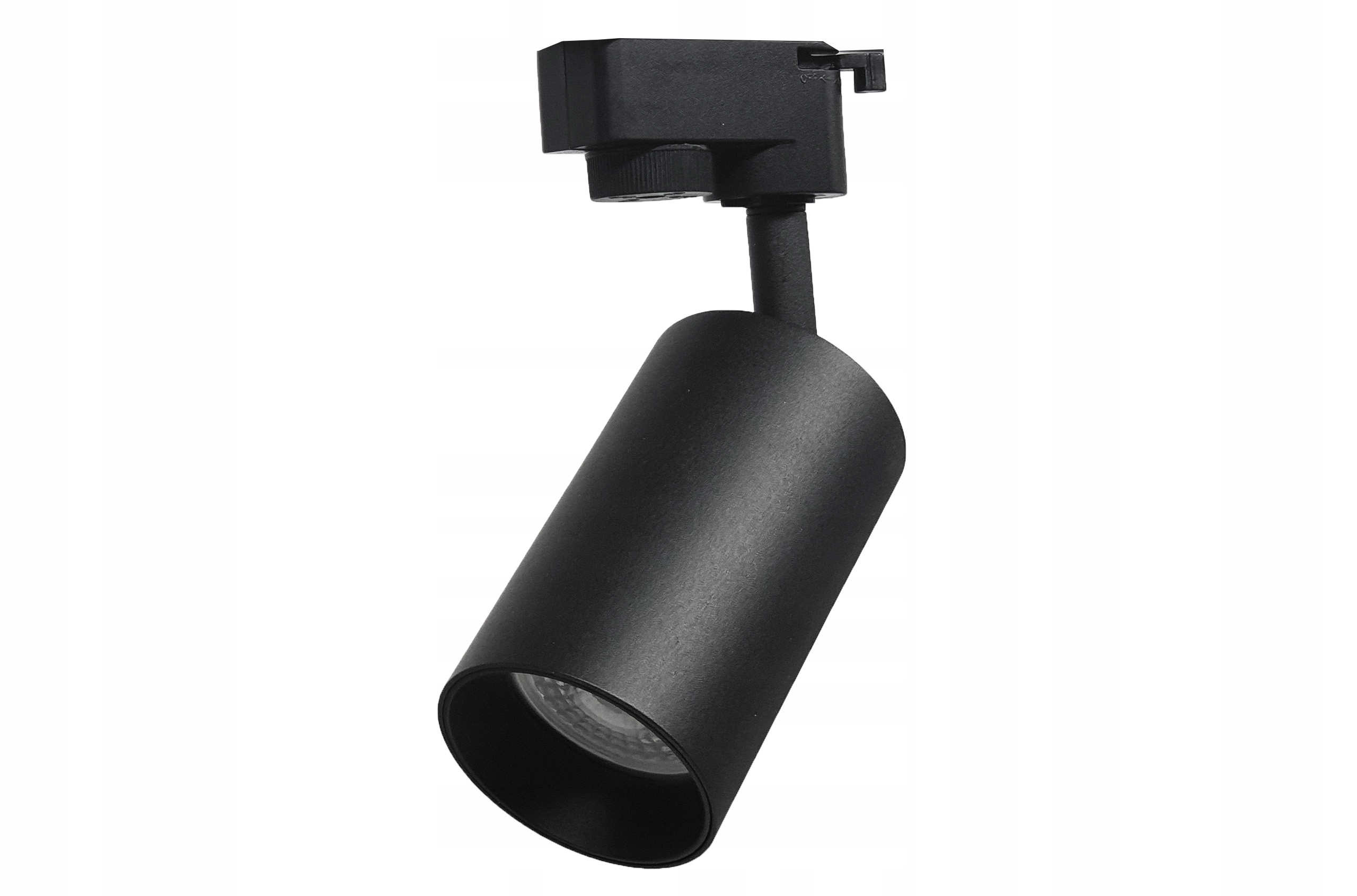 Czarne lampki szynowe regulowane reflektor GU10 Zasilanie sieciowe