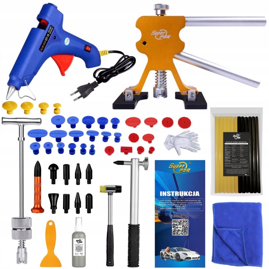 КОМПЛЕКТ ДЛЯ УДАЛЕНИЯ ВМЯТИН НА КУЗОВЕ АВТОМОБИЛЯ PDR