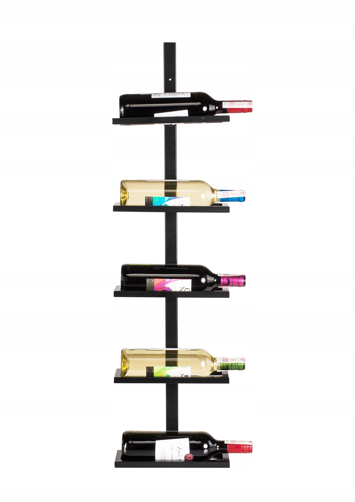 WIESZAK NA WINO ,STOJAK LOFT 5 BUTELEK DO WINA