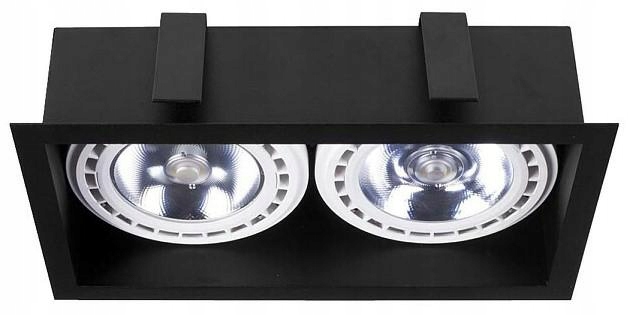 Podomietková lampa Mod čierna 2xGU10 ES111 Stropné očko Závesný dom