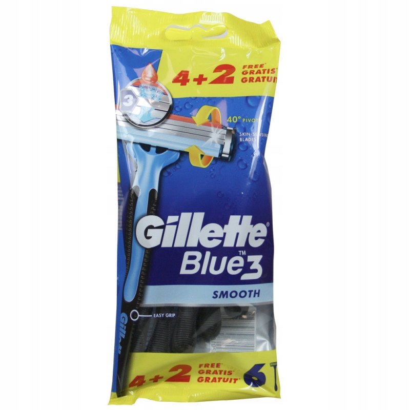 

Gillette Maszynka Jednorazowa do Golenia 4+2