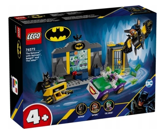 Lego 76272 Hrdinové DC Jeskyně Batmana S Batmanem Batgirl A Žolíkem