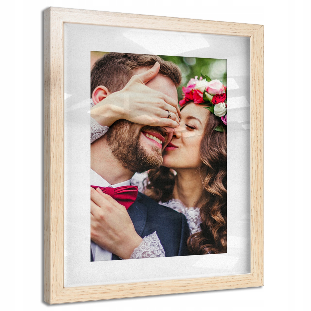 FOTO-RAMKA na zdjęcia 50x70 CM DREWNIANA SOSNOWA 2x1,5 CM