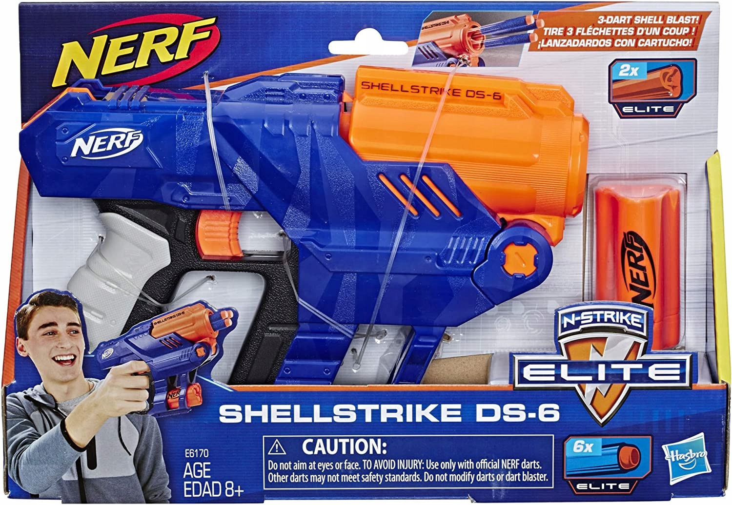 NERF N-STRIKE ELITE PISTOLETO SHOTGUN SHELLSTRIKE Certyfikaty, opinie, atesty CE