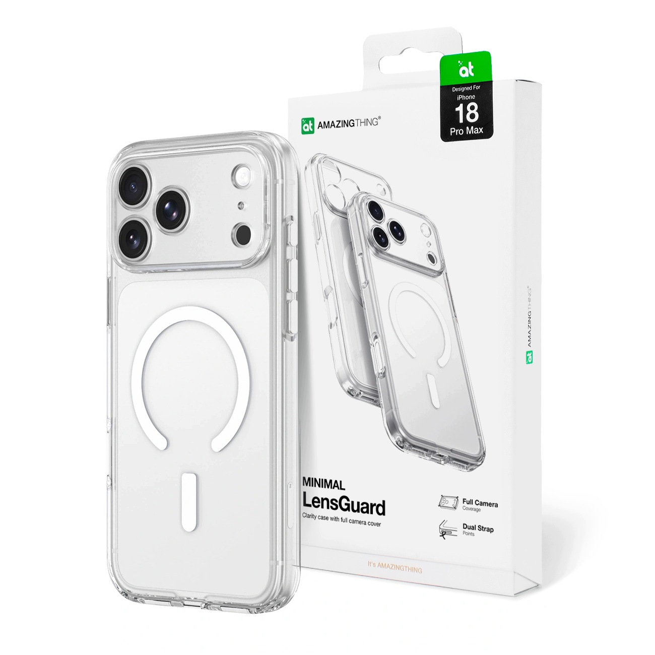 Etui Amazingthing Minimal Mag Lens Case na iPhone 18 Pro Max z osłoną i