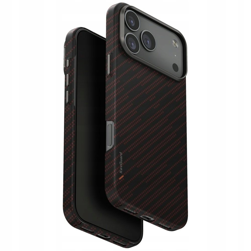 Uniq Puzdro Keva Edge Pre Iphone 17 Pro Max Magclick Charging Oranžové