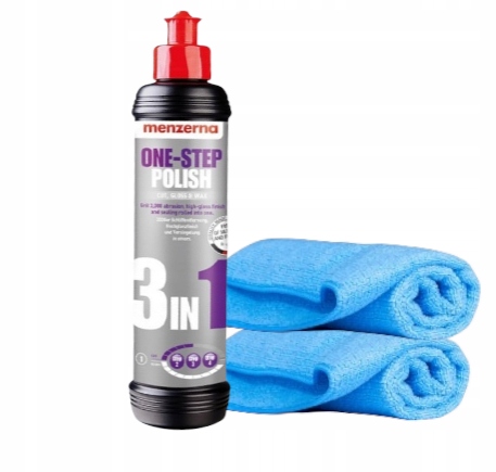 

Menzerna 3w1 Pasta polerska 250 ml 2x mikrofibra