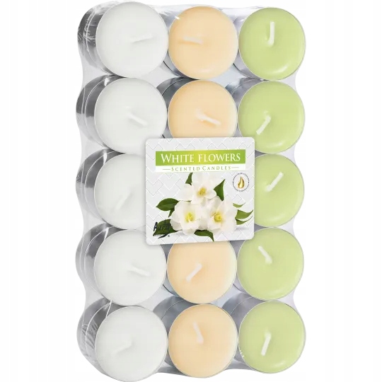 

Bispol Podgrzewacze świeczki tealight Kwiaty 30szt