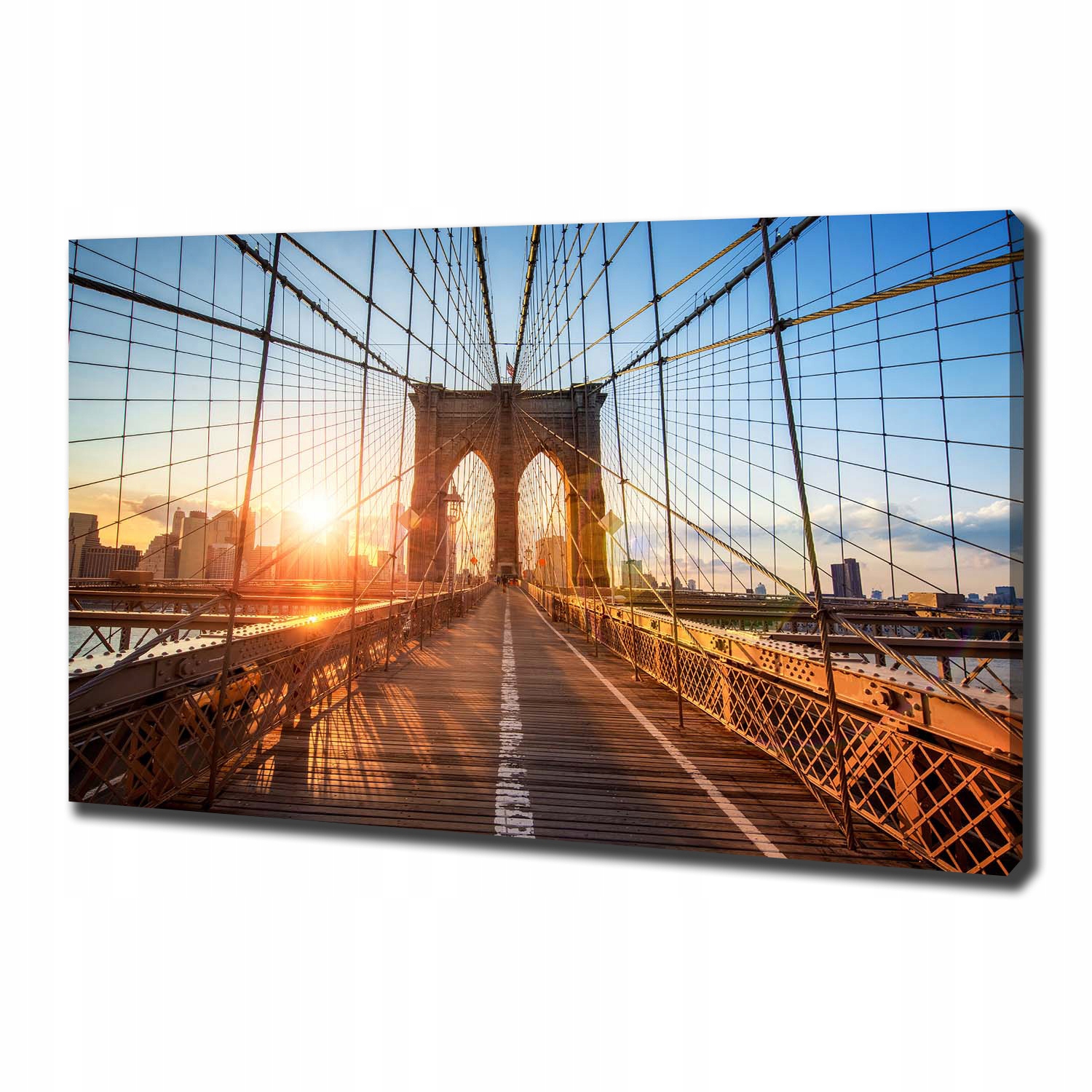 

Foto obraz na płótnie Most Brookliński 100x70 cm