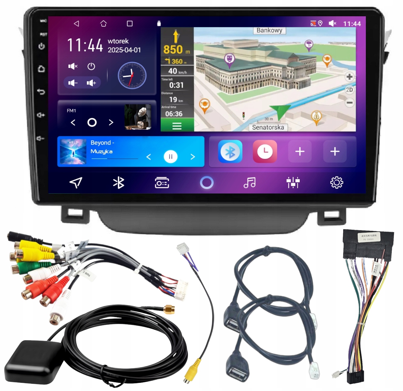 Autorádio Carplay Hyundai I30 Elantra 2011-17 Android 4GB 64GB