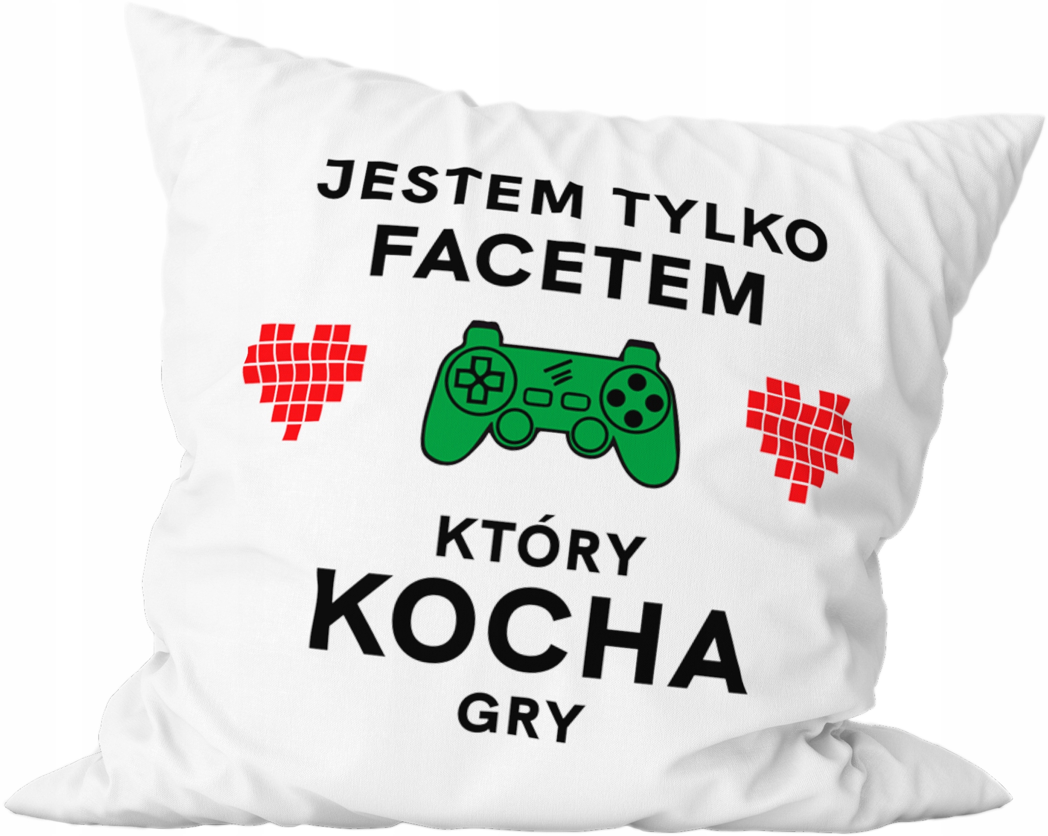 

Poduszka Gracza Facet Miłość Gry Gaming Upominek
