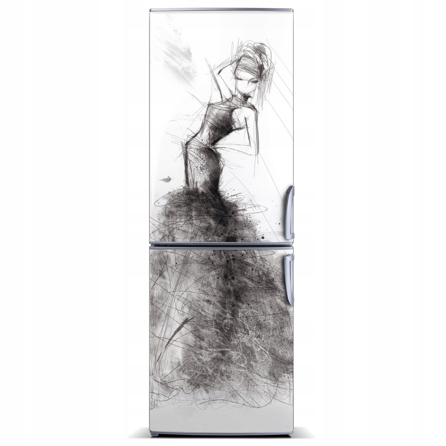 

Naklejka Magnes na lodówkę Ilustracja mody 60x180
